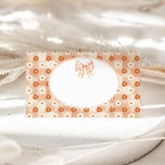 Cartão De Mesa Arco de renda floral de Vintage comida de aniversá<br><div class="desc">Arco de cadarço floral Vintage comida de aniversário de pizza Cutie Papelada Colocar itens de correspondência de cartão disponíveis.</div>