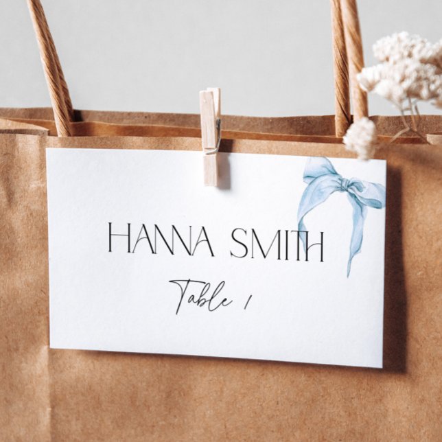 Cartão De Mesa Arco e Meia Branca Noivado Amarrando o Nó (Criador carregado)