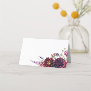 Cartão De Mesa Autumn Flower Dahlia Bunch Fall