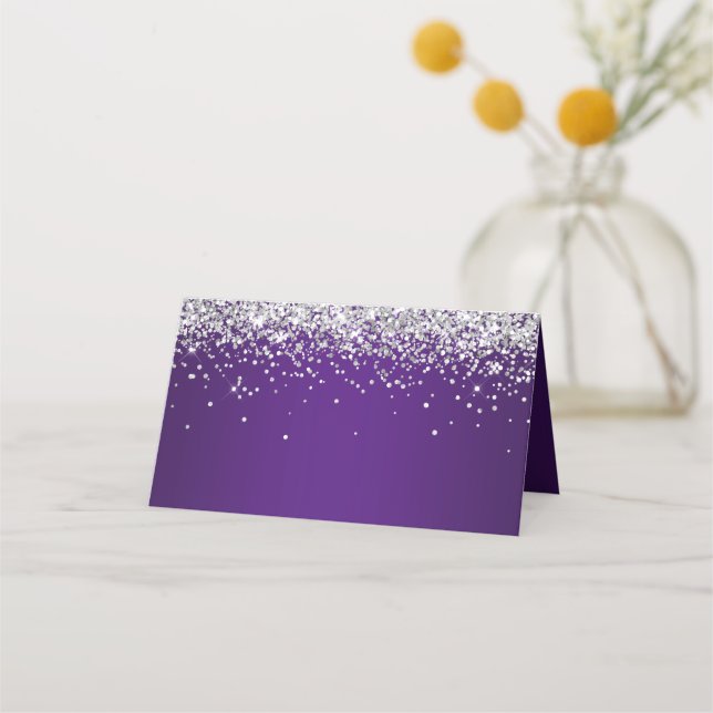 Cartão De Mesa Bambre Real Roxo da Prata (Frente)