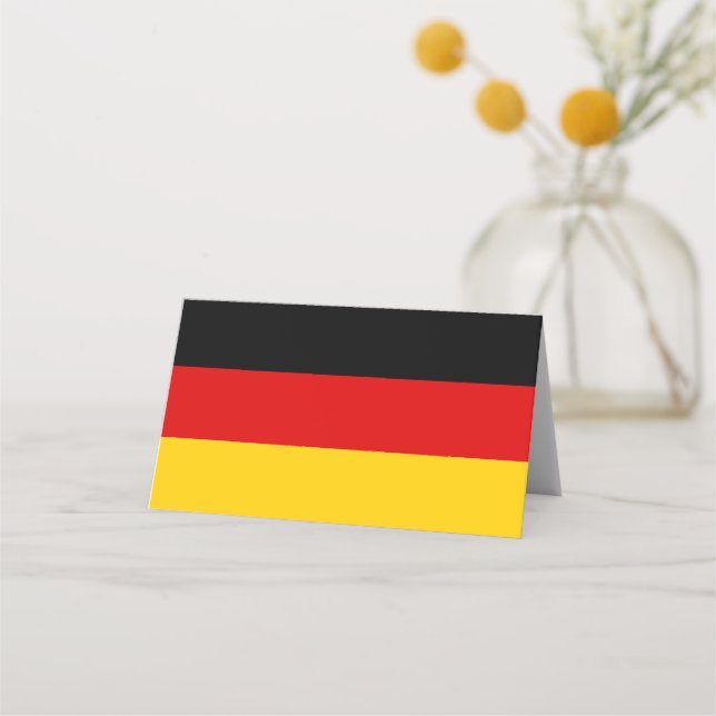 Cartão De Mesa Bandeira da Alemanha (Frente)