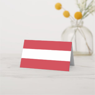 Cartão De Mesa Bandeira da Áustria