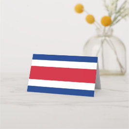 Cartão De Mesa bandeira da Costa Rica