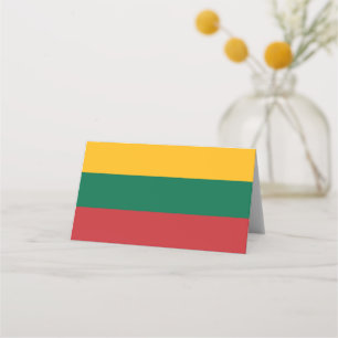 Cartão De Mesa Bandeira da Lituânia