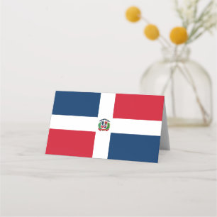 Cartão De Mesa Bandeira da República Dominicana