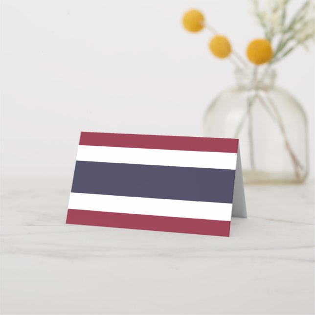 Cartão De Mesa Bandeira da Tailândia (Frente)