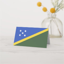 Cartão De Mesa bandeira das Ilhas Salomão