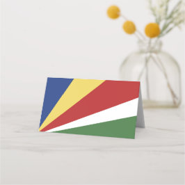 Cartão De Mesa Bandeira das Seychelles