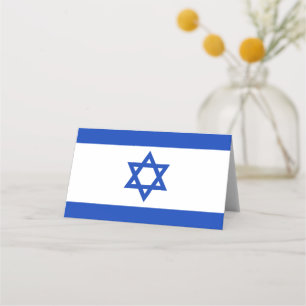 Cartão De Mesa bandeira de Israel