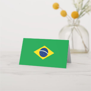 Cartão De Mesa Bandeira do Brasil