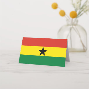 Cartão De Mesa Bandeira do Gana