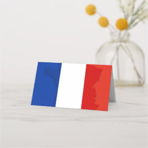 Cartão De Mesa bandeira francesa