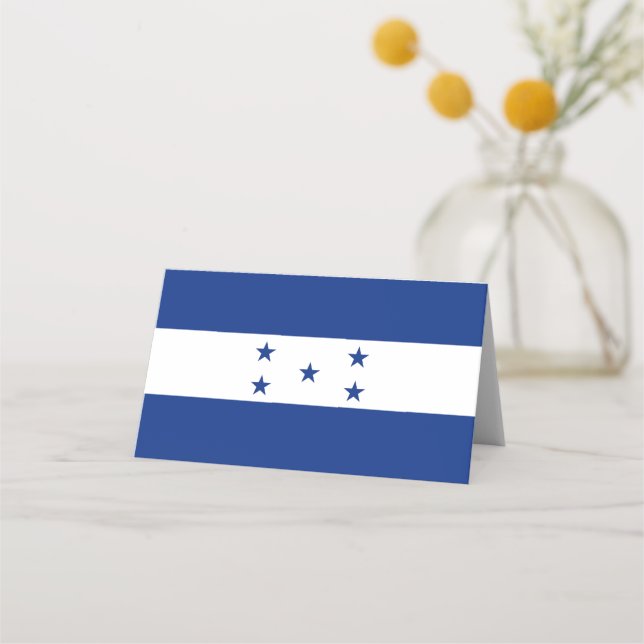 Cartão De Mesa bandeira Honduras (Frente)