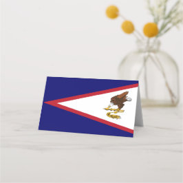 Cartão De Mesa bandeira Samoa Americana