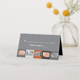 Cartão De Mesa Bar LACROSSE Bat Mitzvah Seating Mesa Escort Card