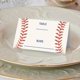 Cartão De Mesa Baseball Softball O Casamento Perfeito Do Esporte 