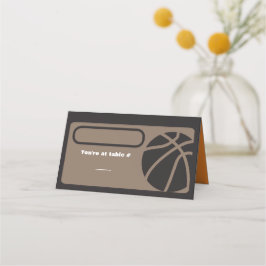 Cartão De Mesa BASKETBALL Bar Mitzvah Seating Mesa Escort Card