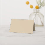 Cartão De Mesa Bege Champanhe<br><div class="desc">Bege champanhe é uma mistura suave e pálida de bege e dourado claro, beijada por subtis tons de amarelo quente ou rosa. Inspirada pela elegância atemporal do vinho espumante, essa cor evoca luxo, sofisticação e celebração. Seu brilho discreto a torna uma favorita para casamentos, eventos corporativos e momentos cotidianos de...</div>