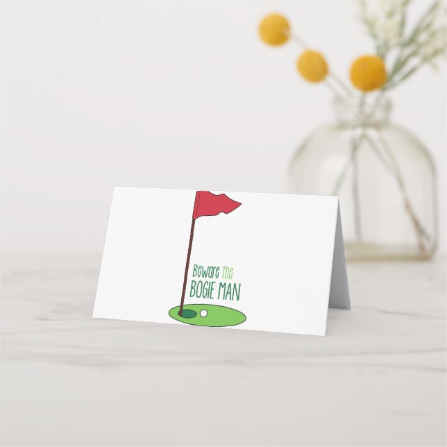 Cartão De Mesa Bogie Man (Frente)