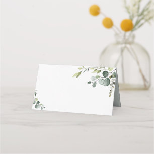 Cartão De Mesa Boho Eucalyptus Greenery Wedding Play Card