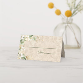 Cartão De Mesa Boho Vintage Casamento Botânico Floral