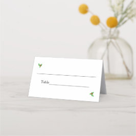 Cartão De Mesa Buds Rosa no Casamento de Ivy Verde