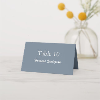 Cartão De Mesa Cadeira de Mesa Azul Ardósia Minimalista Dobrada P