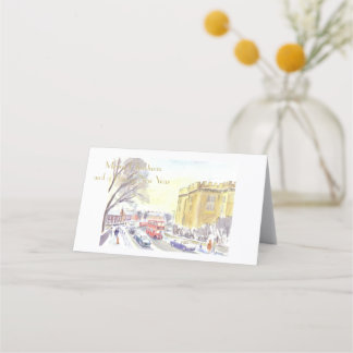 Cartão De Mesa Cartas de Natal de Bristol Lodekka
