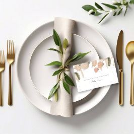 Cartão De Mesa Casamento Clássico De Eucalyptus Glitter