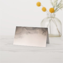 Cartão De Mesa Casamento com Tinta Escura