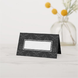 Cartão De Mesa Casamento Contemporâneo Chic