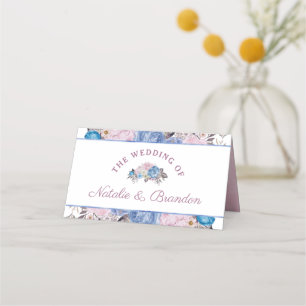 Cartão De Mesa Casamento De Assentos De Carma Floral Parisiense