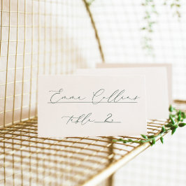 Cartão De Mesa Casamento de CRESTO BRUNSWICK