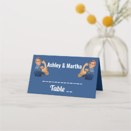 Cartão De Mesa Casamento de Duas Rosias, de 1940