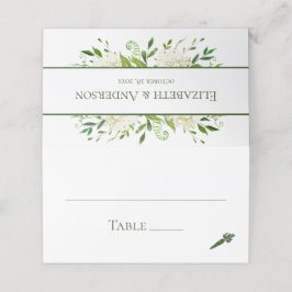 Cartão De Mesa Casamento de Hydrangeas White