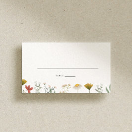 Cartão De Mesa Casamento de Leander Wildflower
