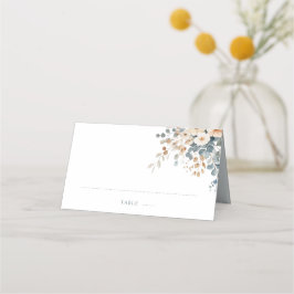 Cartão De Mesa Casamento De Molho Terrestre De Tonelada Suave