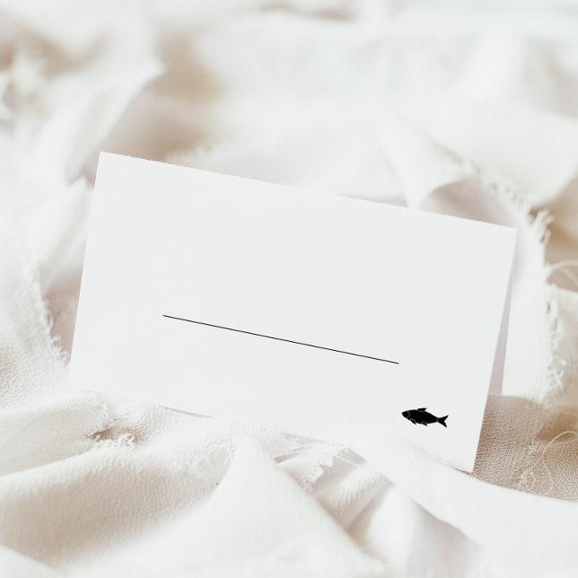 Cartão De Mesa Casamento de Opção de Farinha de Peixe (Criador carregado)