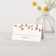 Casamento de outono Moderno Mínimo