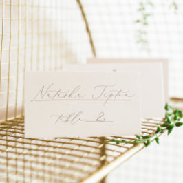 Cartão De Mesa Casamento de praia OASIS