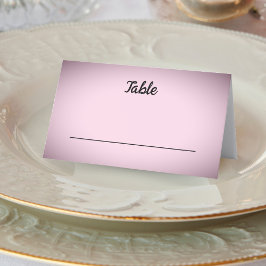 Cartão De Mesa Casamento de Vignette Rosa