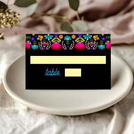 Cartão De Mesa Casamento elegante de fiesta