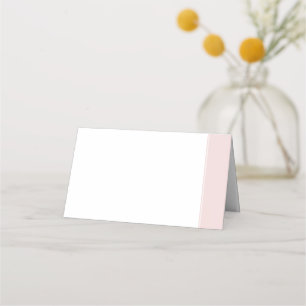 Cartão De Mesa Casamento Elegante de Greve de Rosa Rosa