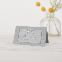 Casamento Elegante Silver & Na moda Glitter