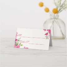 Casamento em Aquarela Floral Rosa Elegante