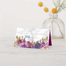 Casamento Floral Água-Marinha Mármore Dourado Eleg