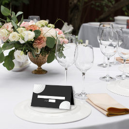 Cartão De Mesa Casamento Formal De Golf Ball Elegante