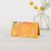 Casamento Laranja Marigold Vibrante