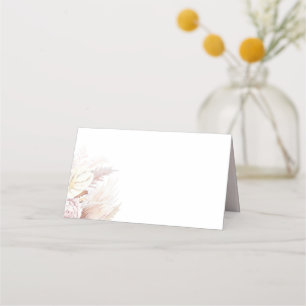 Cartão De Mesa Casamento Tropical Elegante De Pampas Grass Anthur