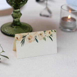 Cartão De Mesa Chá de panela Floral Bridal Luncheon